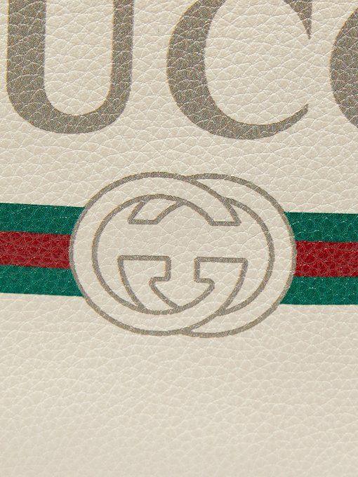 Gucci Small Logo - Logo Print Small Leather Pouch. Gucci. MATCHESFASHION.COM UK
