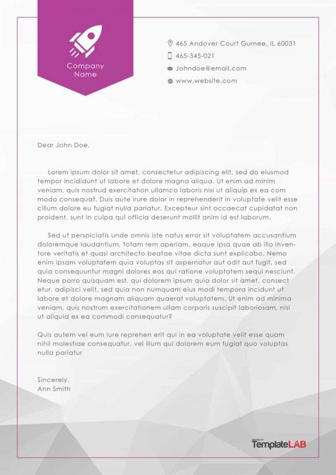 2- Letter Company Logo - Free Letterhead Templates & Examples (Company, Business, Personal)
