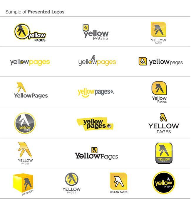 Yellow Rectangle Logo - Yellow Pages logo refinement | design i like