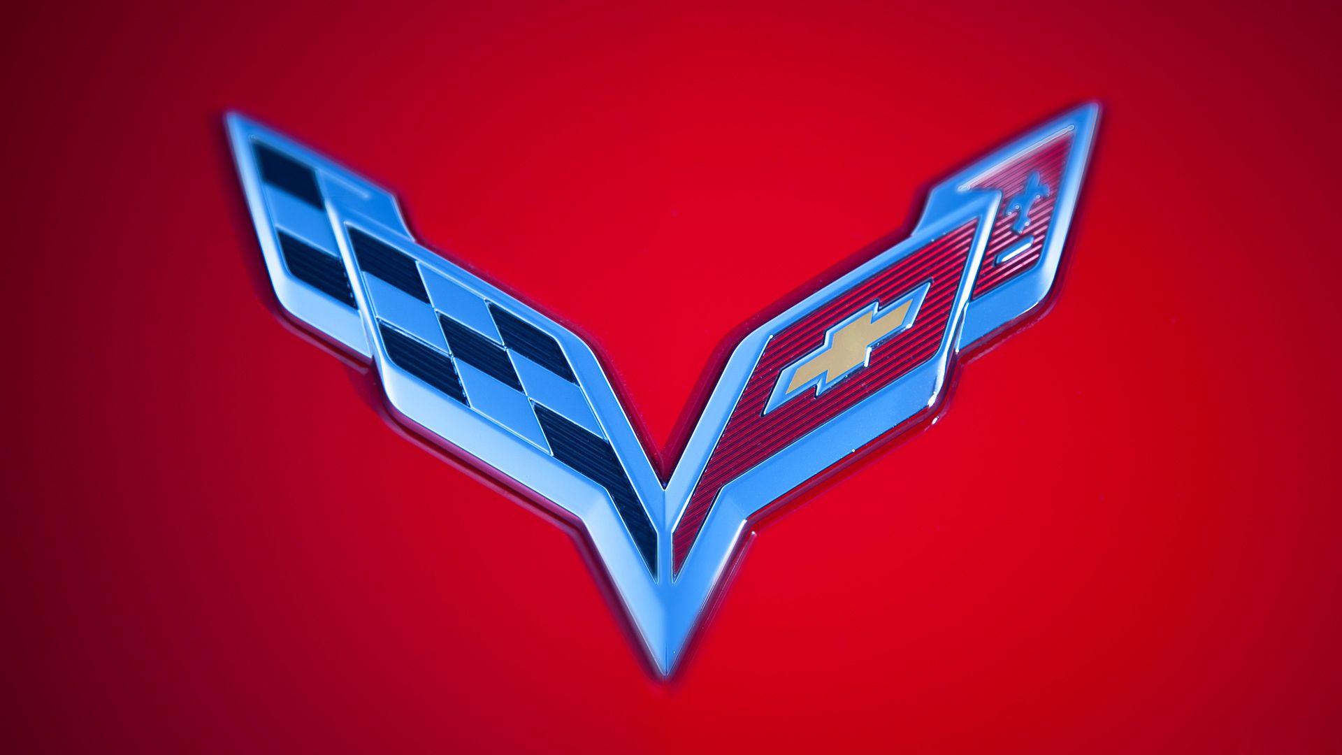 Blue Corvette Logo - Corvette Logo Wallpapers | PixelsTalk.Net