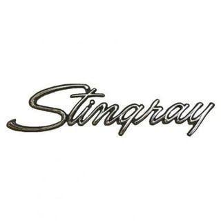 Chevy Corvette Stingray Logo - C3 1968 1973 Corvette Stingray Emblem Metal Sign. Vettes