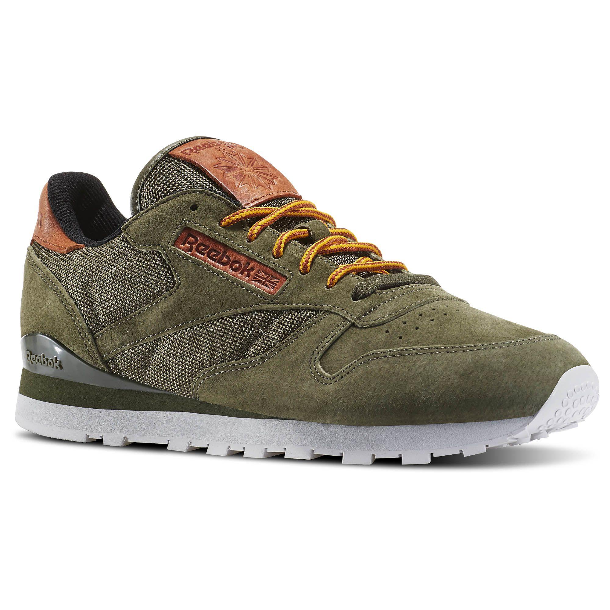 Red Green Grey Logo - Reebok Classic Leather Ol Outlet Uk Sneakers Red Green Grey