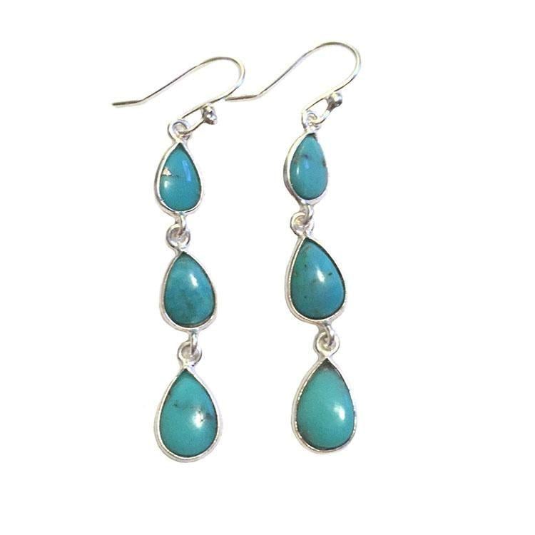 Triple Teardrop Logo - Triple Teardrop Earrings – The Shop at The Cowgirl