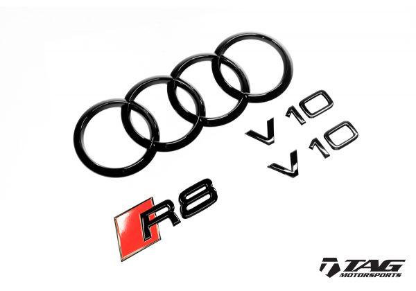 Audi R8 Logo - TAG Blackout Cosmetic Package for Audi R8 2017+