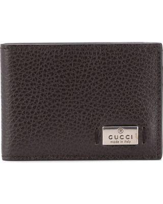 Gucci Small Logo - Shopping Special: Gucci small logo plaque wallet - Brown