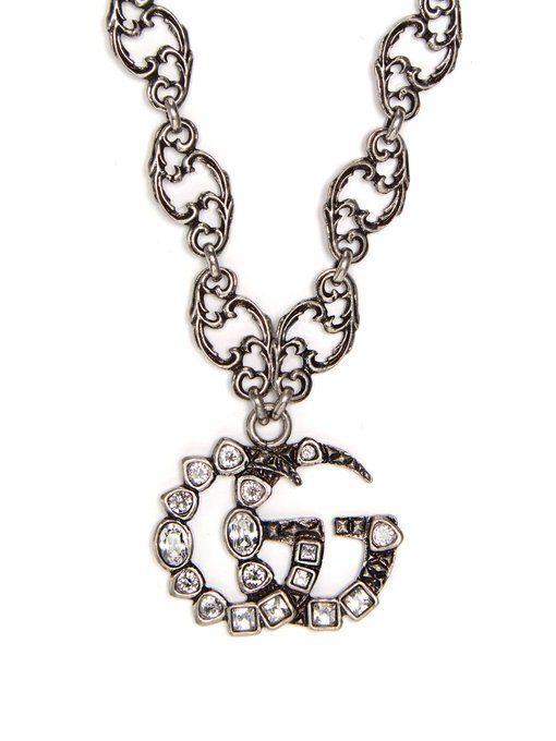 Gucci Small Logo - GG logo small pendant necklace. Gucci. MATCHESFASHION.COM KR