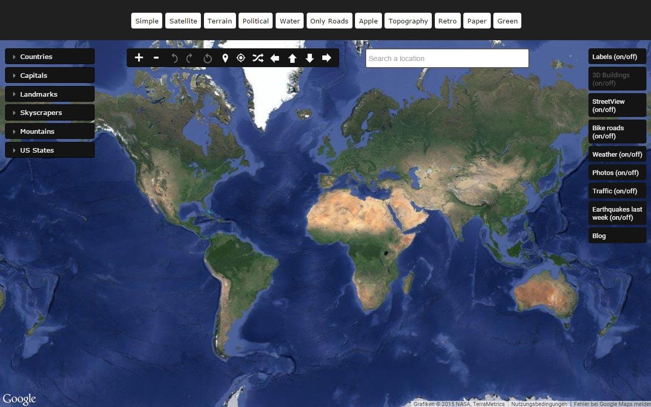 Map Google Earth Logo - Earth View Maps