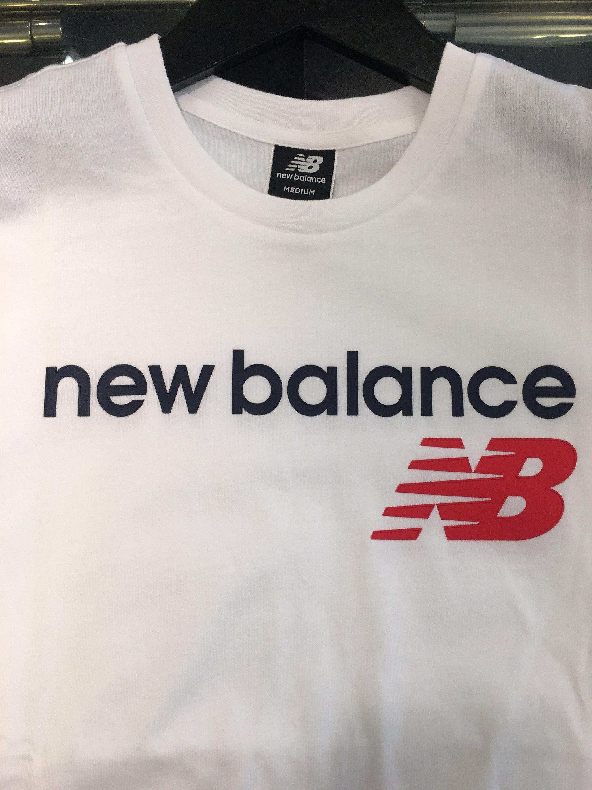 New Balance White Logo - New Balance
