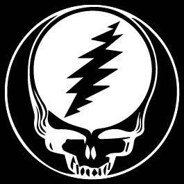 Grateful Dead Band Logo - Amazon.com : THE GRATEFUL DEAD BAND WHITE LOGO VINYL DECAL STICKER ...