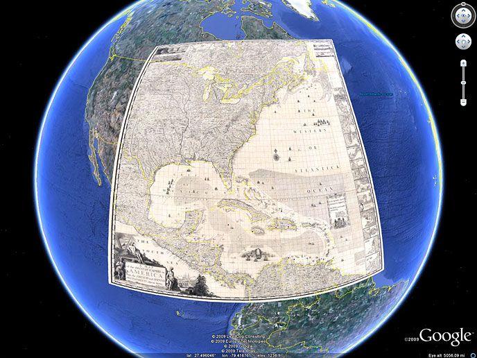 Map Google Earth Logo - David Rumsey Historical Map Collection