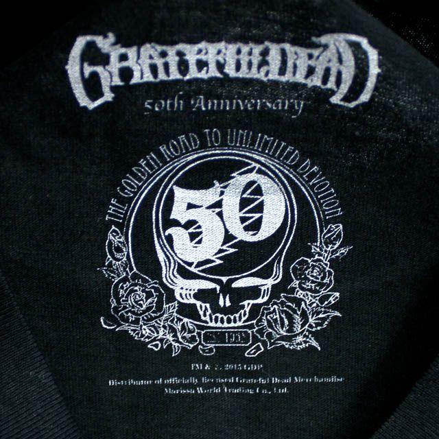 Grateful Dead Band Logo - HARVEST MARKET: 50th anniversary logo T shirt GRATEFUL DEAD