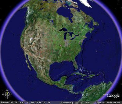 Map Google Earth Logo - Google Earth is Launched (2005) : HistoryofInformation.com