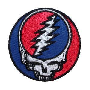 Grateful Dead Band Logo - Grateful Dead 2 Steal Your Face Patch Rock Album Band Logo Fan Iron