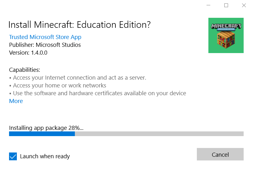 Can I Use Mine Craft Logo - Installation for Minecraft: Education Edition (Windows) – Minecraft ...