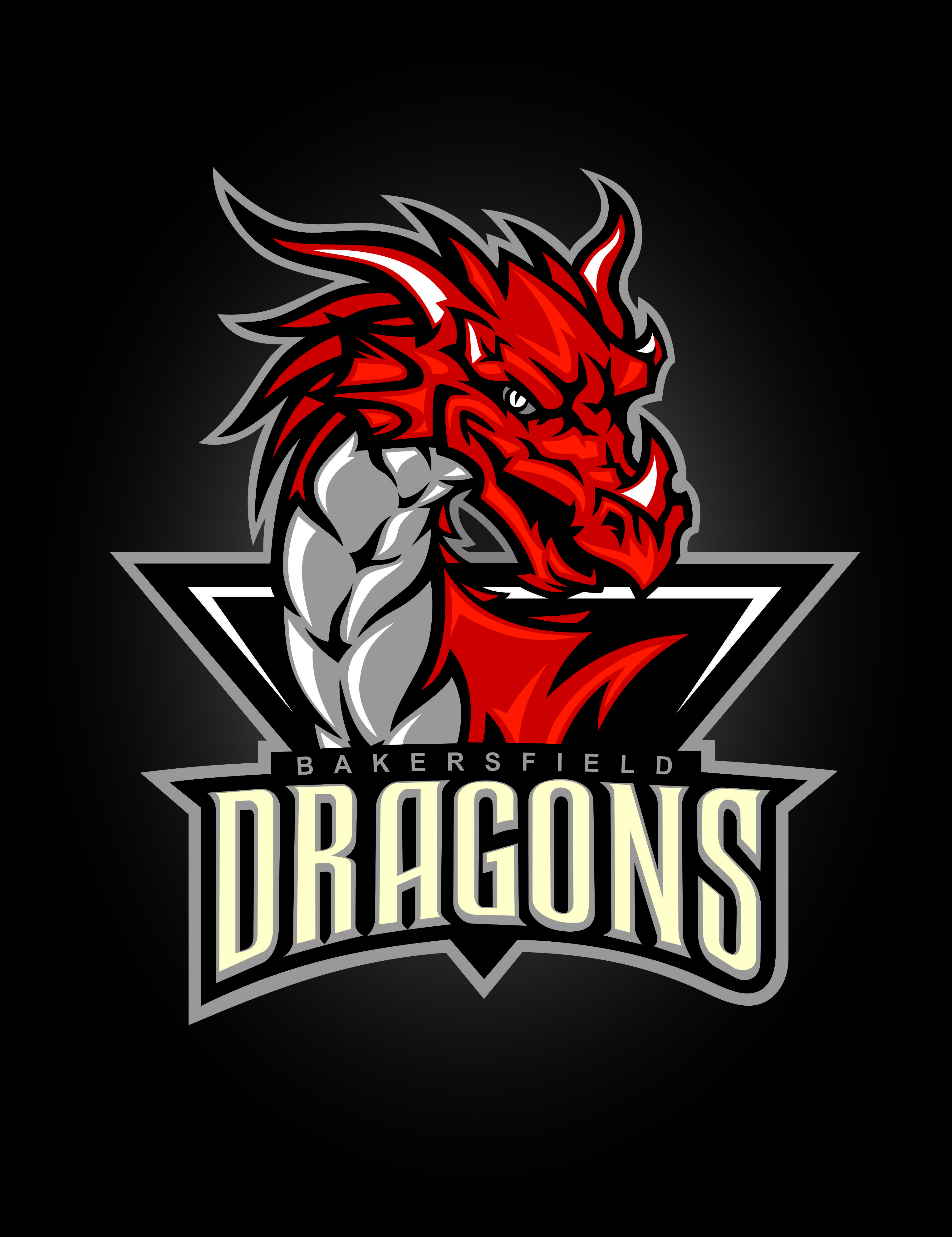 Dragon Soccer Team Logo - Dragón vectorizado. Soccer team logo. Logo design