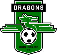 Dragon Soccer Team Logo - Burlingame Dragons FC