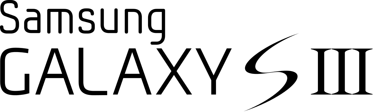 Samsung Galaxy S3 Logo - File:Samsung Galaxy S III logo.svg - Wikimedia Commons
