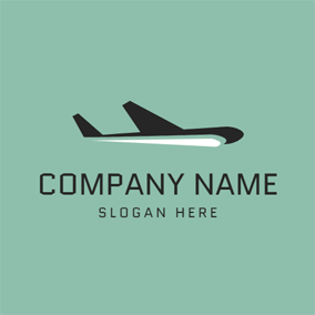 Green Airplane Logo - Free Airplane Logo Designs | DesignEvo Logo Maker