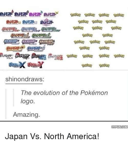 Pokemon Japanese Logo - Shinon Draws the Evolution of the Pokémon Logo Amazing HYPUNTCOM