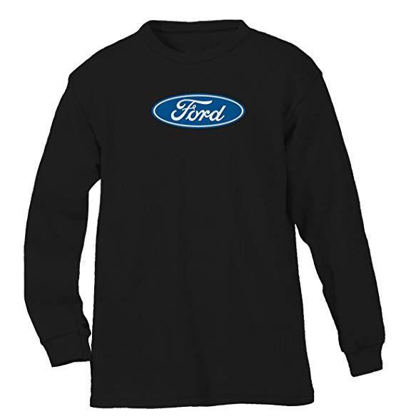 Small Ford Logo - Amazon.com: Small Ford Logo Men's Long Sleeve Shirt, SpiritForged ...