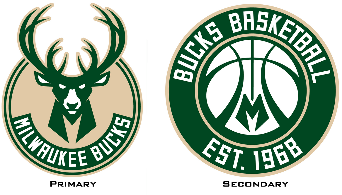 Vbucks Logo - Inside look into Milwaukee Bucks' logo redesign