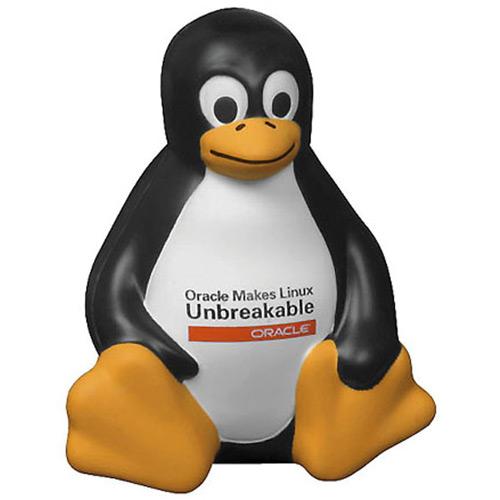 Brand with Penguin Logo - Sitting Penguin Stress Ball