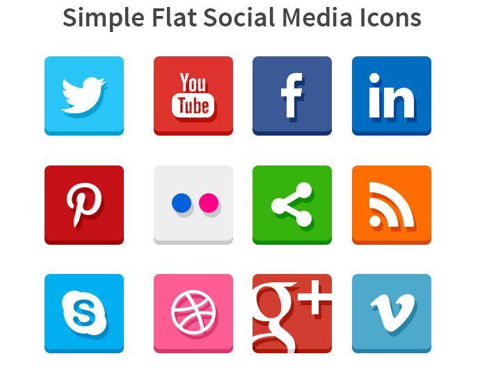 2017 Social Media Logo - 25 Awesome Social Media Icon Sets for 2019