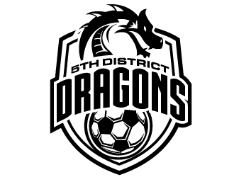 Dragon Soccer Team Logo - dragons logo design - 48HoursLogo.com