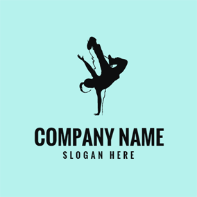 Dancing Man Company Logo - Free Holiday & Special Occasion Logo Designs. DesignEvo Logo Maker
