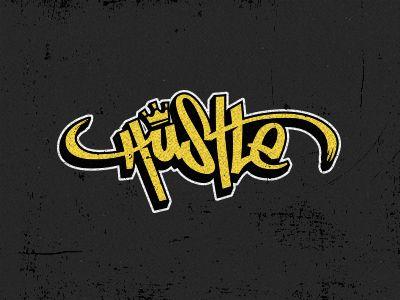 Graffiti Tag Logo - Hustle Logo