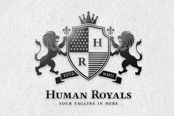 Royals Logo - Human Royals Logo Logo Templates Creative Market