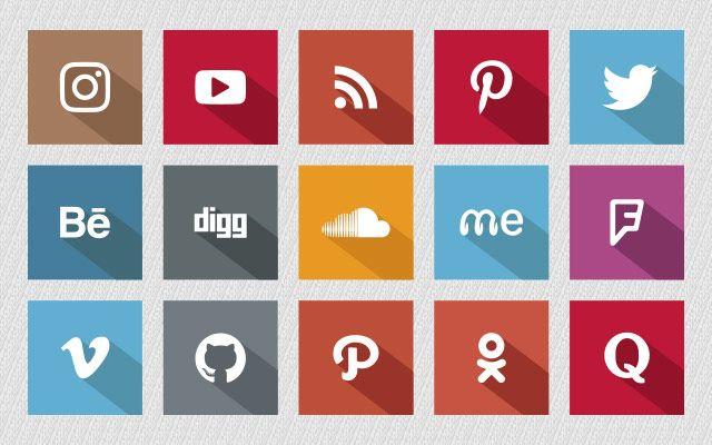 2017 Social Media Logo - 300 Flat Social Media Icons 2017 | World's Largest Collection ...