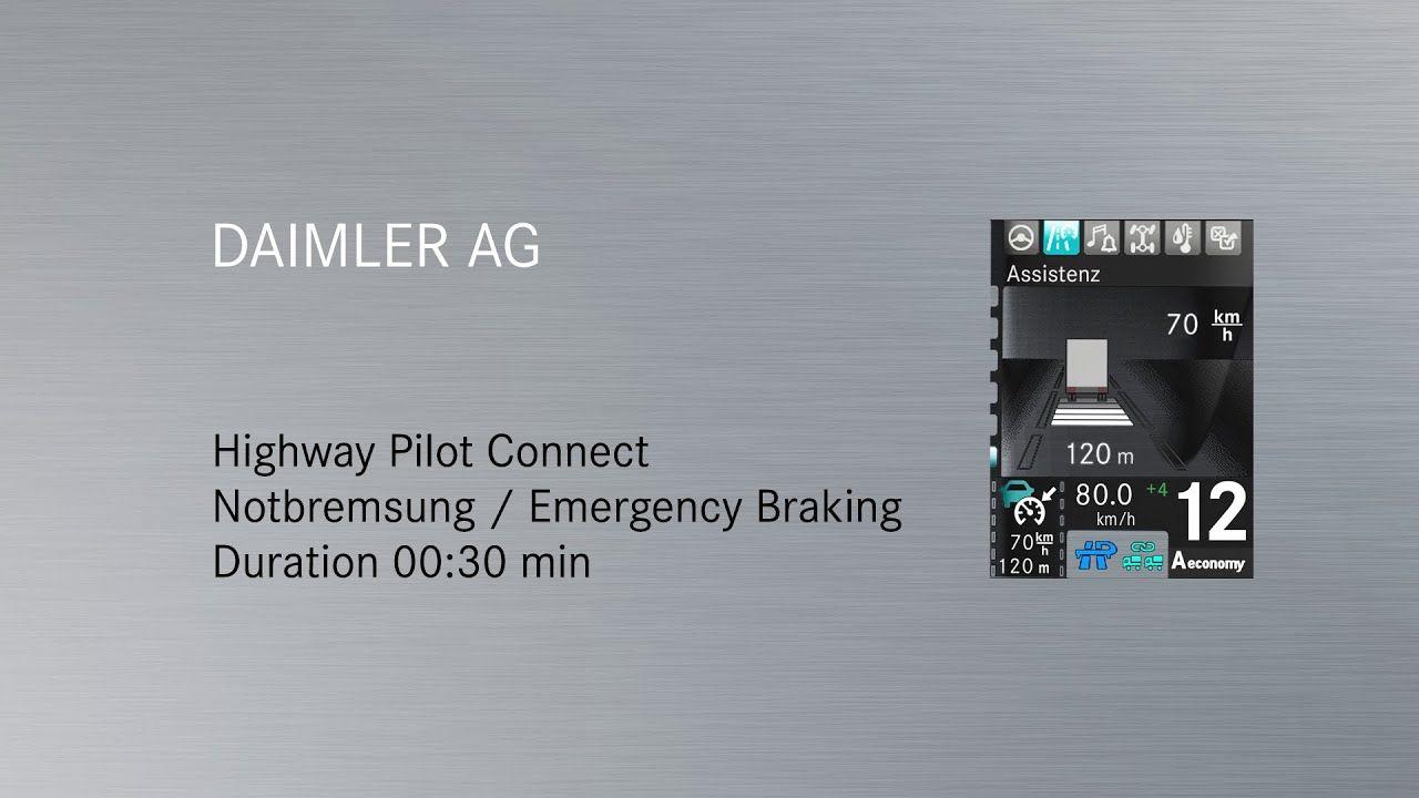 Official Daimler AG Logo - Daimler Trucks bringt seine Lkw ins Internet - Emergency Braking ...
