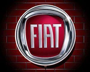 Fiat Logo - FIAT LED 600mm ILLUMINATED WALL LIGHT CAR BADGE GARAGE SIGN LOGO MAN ...