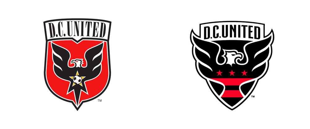 Eagle Soccer Logo - Brand New: New Logo for D.C. United by Red Peak Group