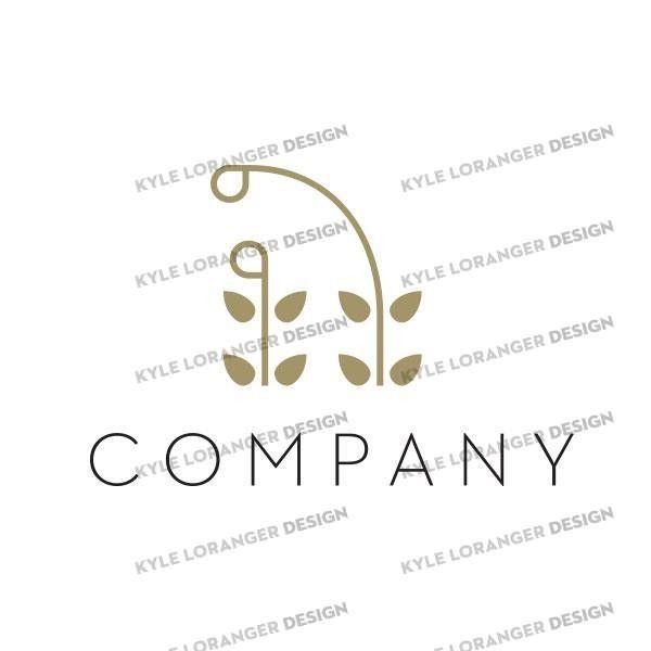 Modern Leaf Logo - Modern Leaf Logo - Kyle Loranger Design - Edmonton