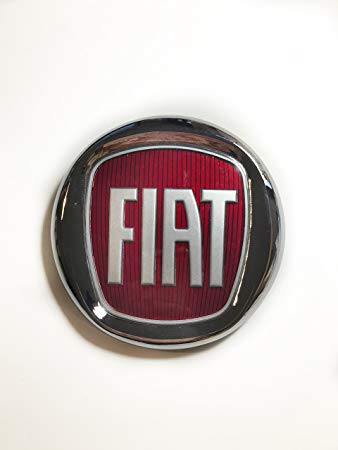 Fiat Logo - Fiat Logo EMblem Decoration Red 120 mm Qubo, FIORINO, Freemont ...