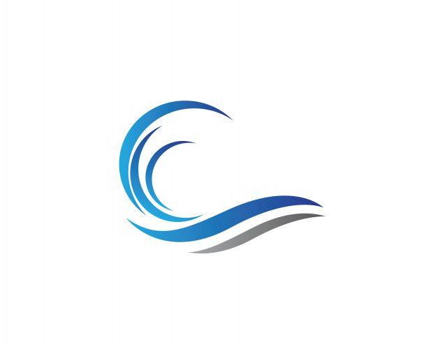 Wave Logo - Water wave Logo Template Vector | Premium Download
