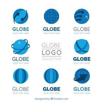 Blue Ball Logo - Globe Logo Vectors, Photos and PSD files | Free Download