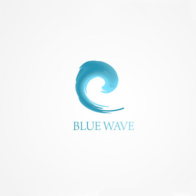 Wave Logo - Blue Wave Logo | Logo Design Gallery Inspiration | LogoMix