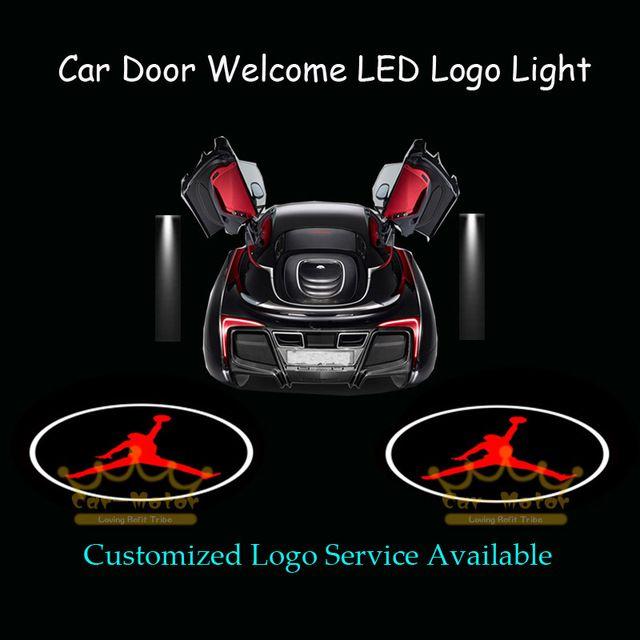 Jordan Z Logo - 2x Car Door Welcome Courtesy Laser Projector Puddle Spotlight ...