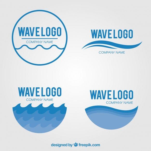 Wave Logo - Pack of wave logos Vector