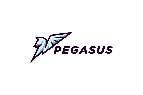 Pegasus Logo - Pegasus Logo Templates Creative Market