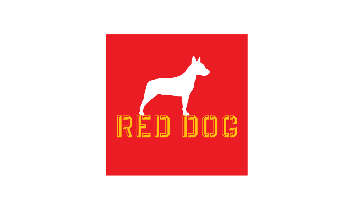 Dog a Red Web Logo - Stan Can Design™ - Reno Graphic Design, Web Design