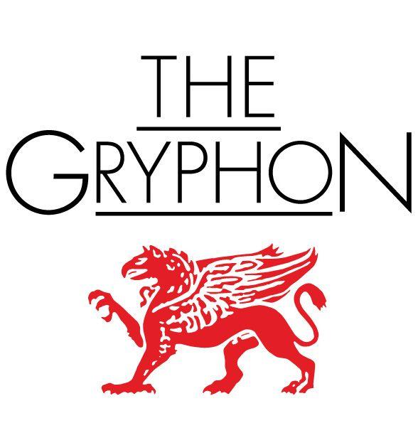 Dog a Red Web Logo - Gryphon Logo Red Web Edited - The Gryphon