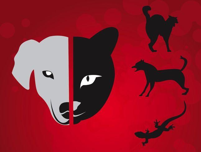 Dog a Red Web Logo - Simple wild animal logo vectors Vector | Free Download