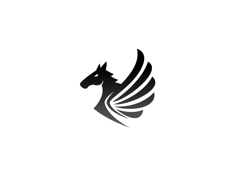 Pegasus Logo - Pegasus Logo Template by Heavtryq | Dribbble | Dribbble