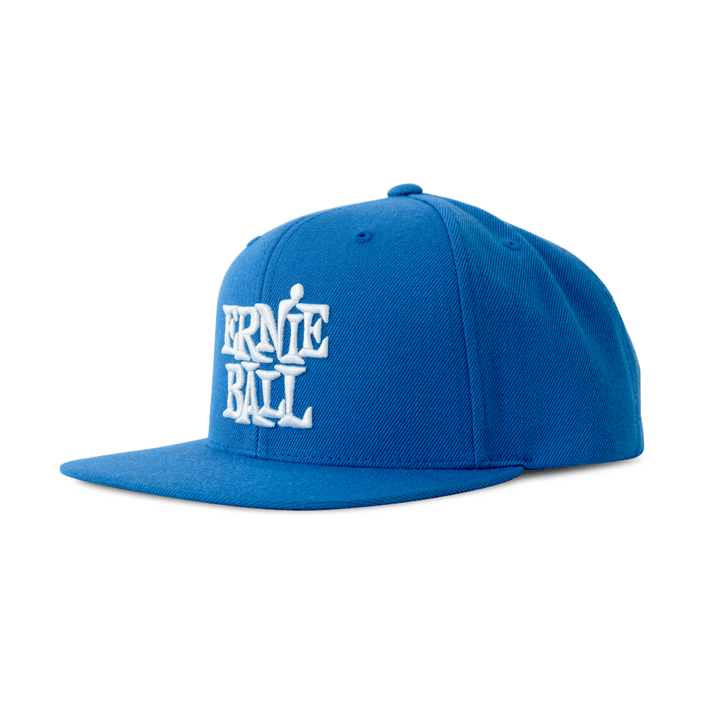 Blue Ball Logo - Ernie Ball Blue with Stacked White Logo Hat