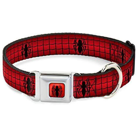 Dog a Red Web Logo - Amazon.com : Buckle Down Seatbelt Buckle Dog Collar - Spider Logo2 ...