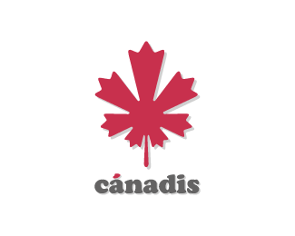 Red Maple Leaf Weed Logo - Marijuana and Weed Logo Designs for Branding Your Cannabis Business